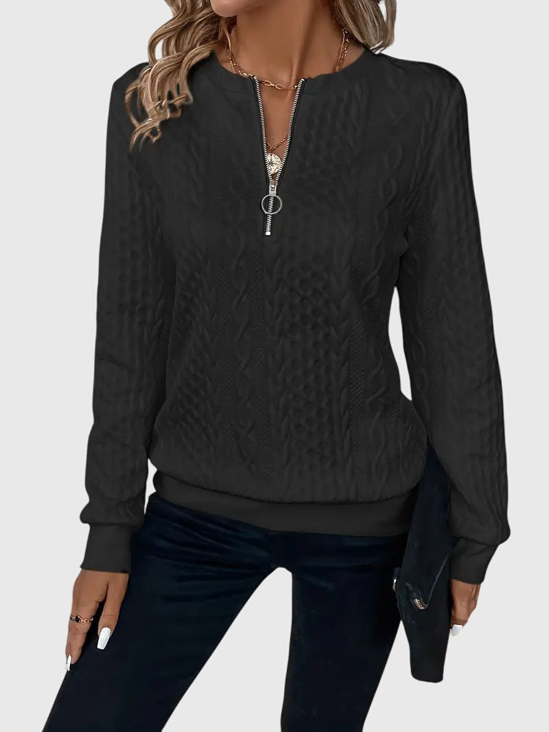 Talia | Sweater with Zipper