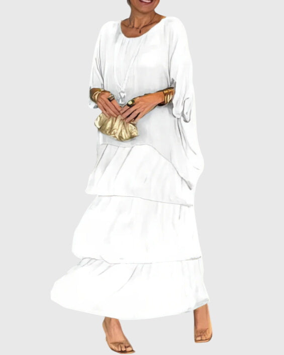 Talia | Long and Flowing Elegant Dress