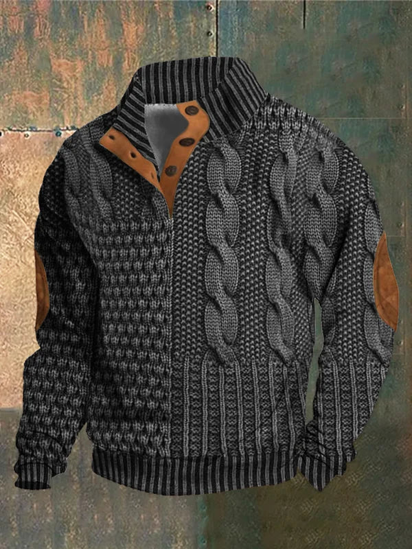 Talia | NOVA PATTERNED COZY KNIT SWEATER FOR MEN