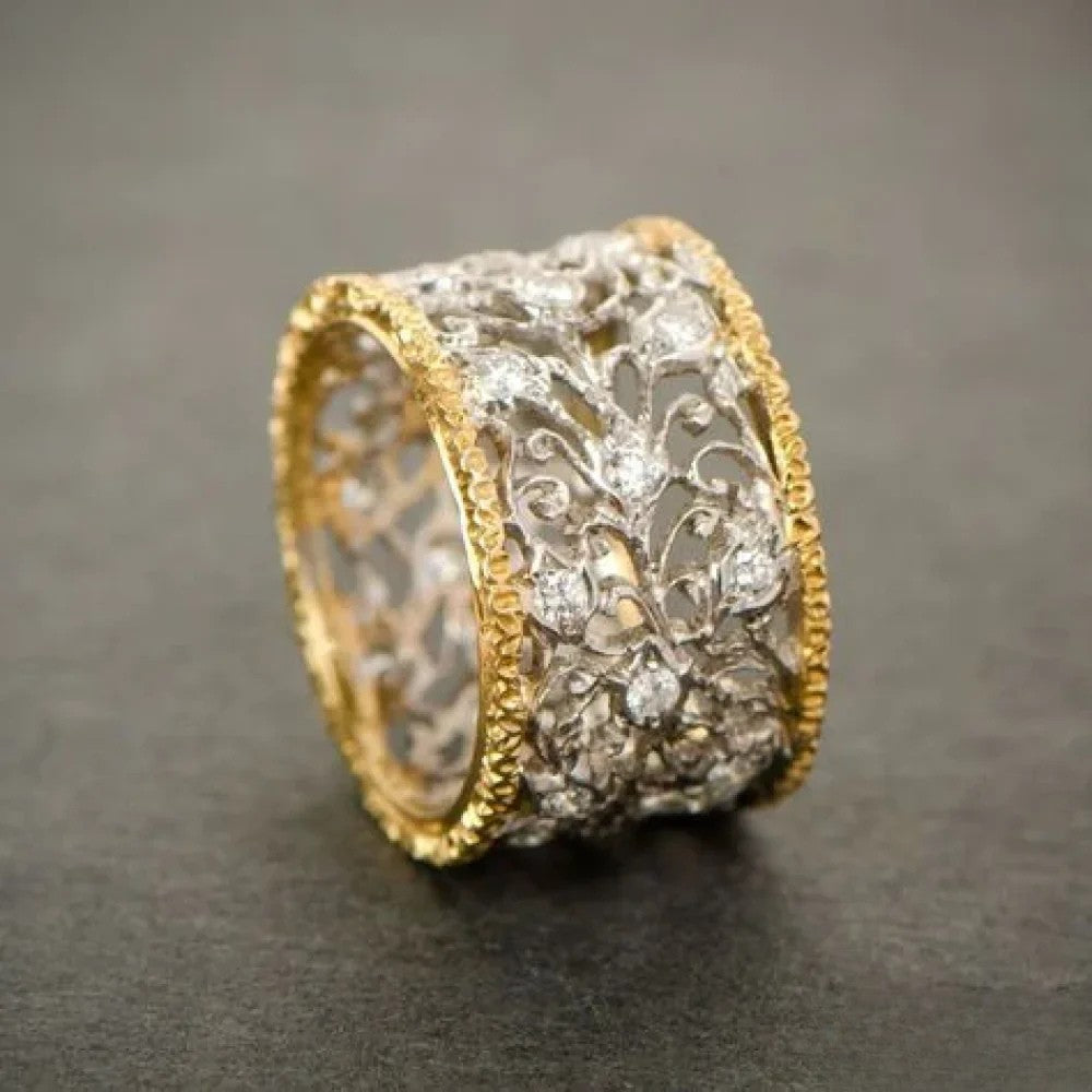 Talia | Retro Zirconia Ivy Ring