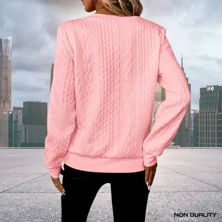 Talia | Non-Duality Zip-Up Sweater
