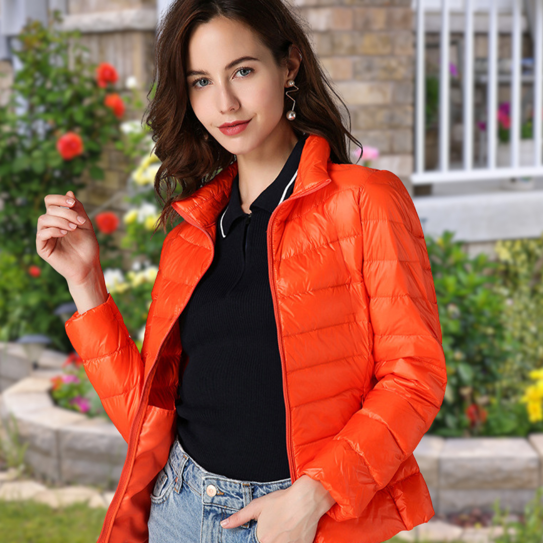 Talia | White Down Waterproof Jacket