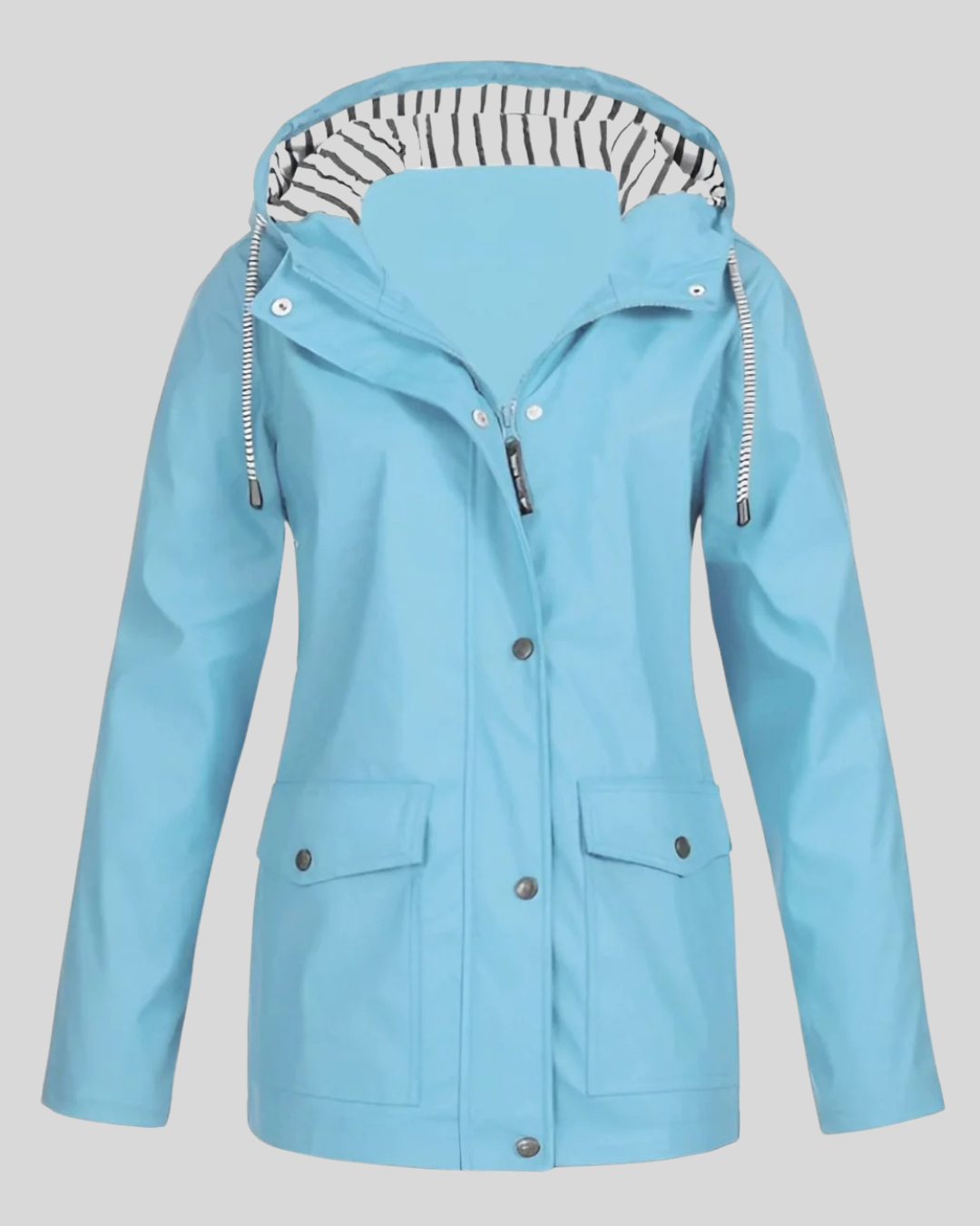 Talia | Waterproof & Windproof Lightweight Long Jacket