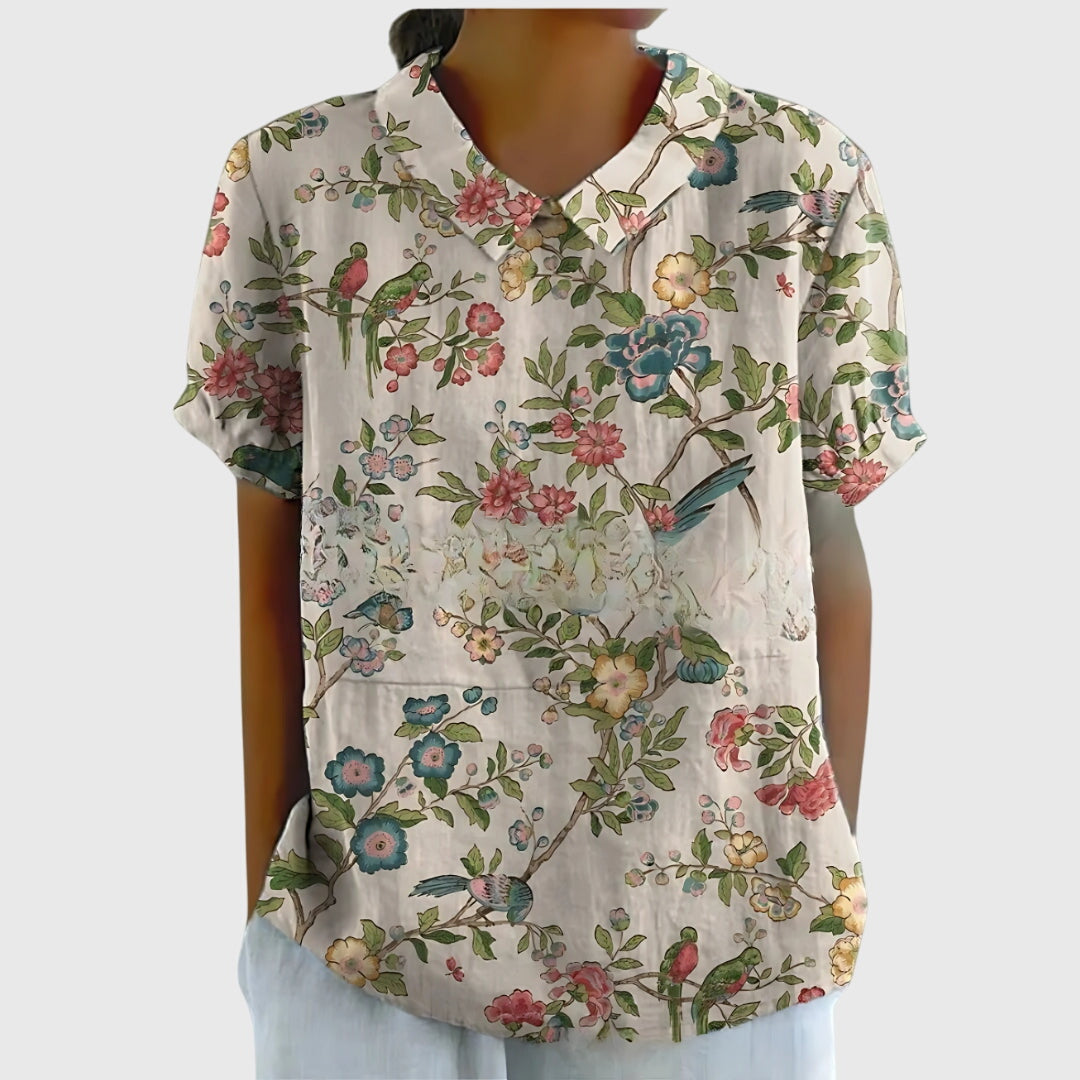 Talia | Floral Blouse