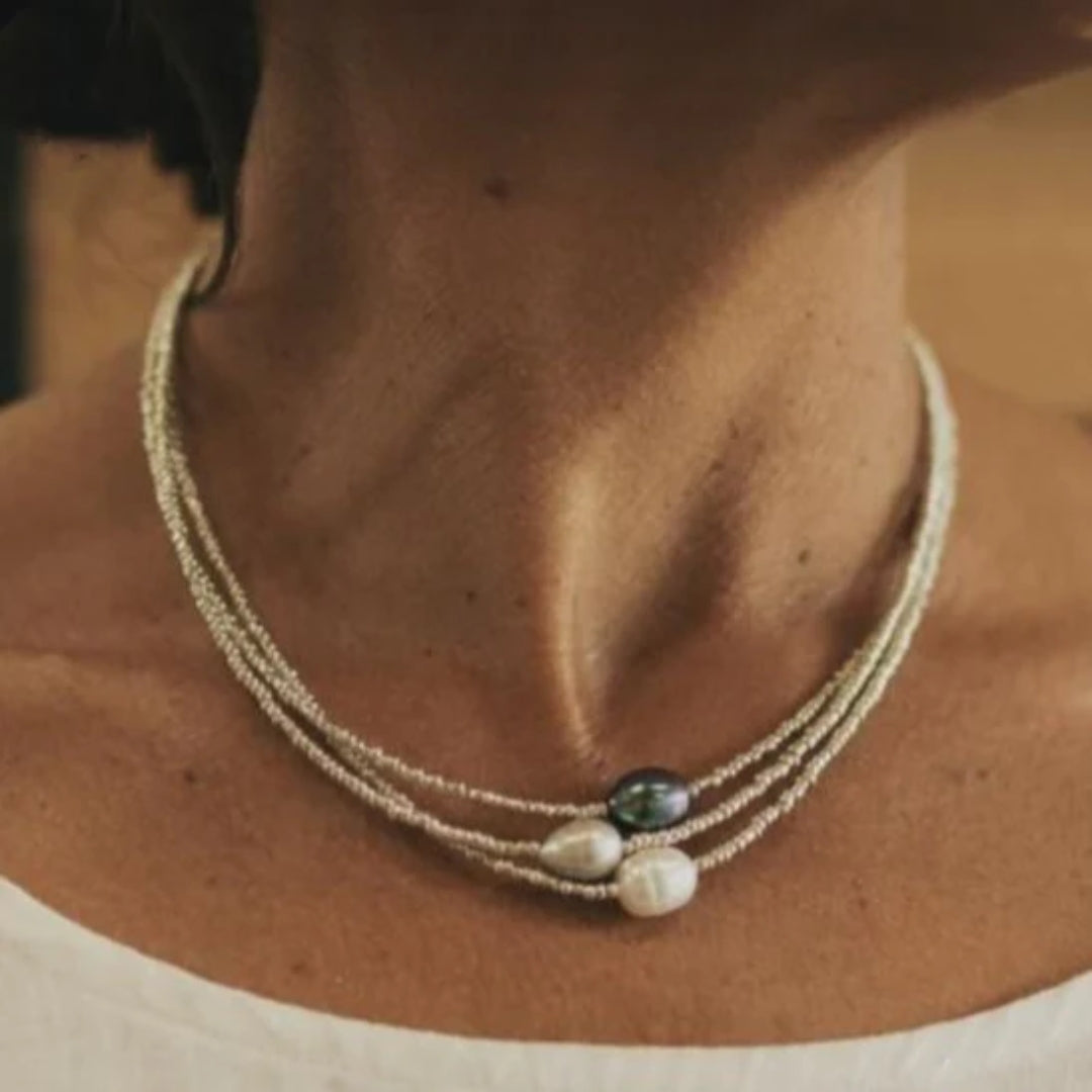 Talia | Vintage Pearl Necklace