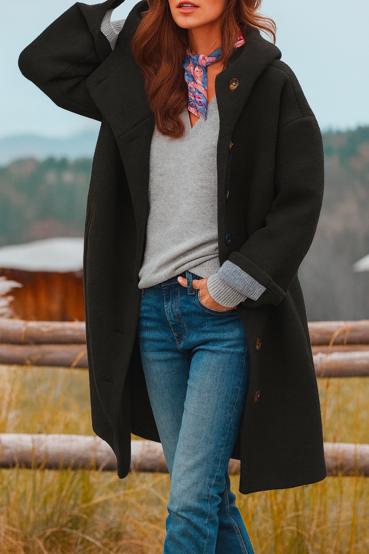 Talia | Women's Coat with Hood