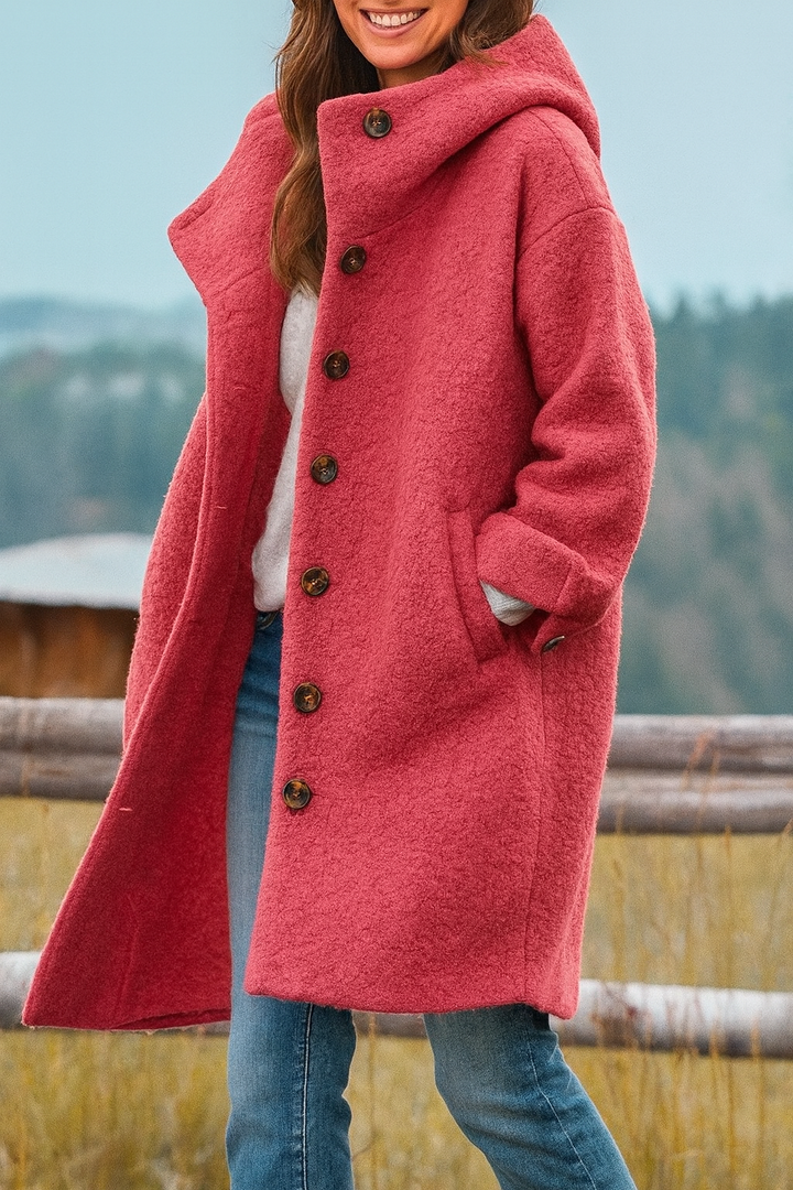 Talia | Women's Coat with Hood