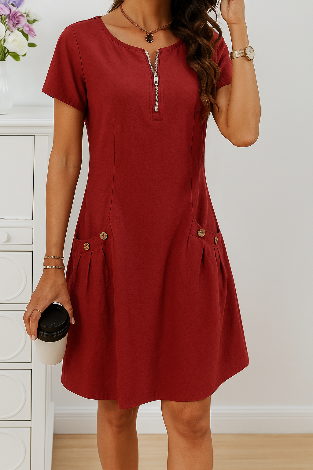 Talia | Elegant Dress with Pockets