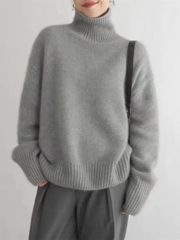 Talia | Luxe Cashmere Turtleneck Sweater