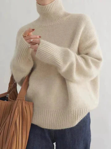 Talia | Luxe Cashmere Turtleneck Sweater