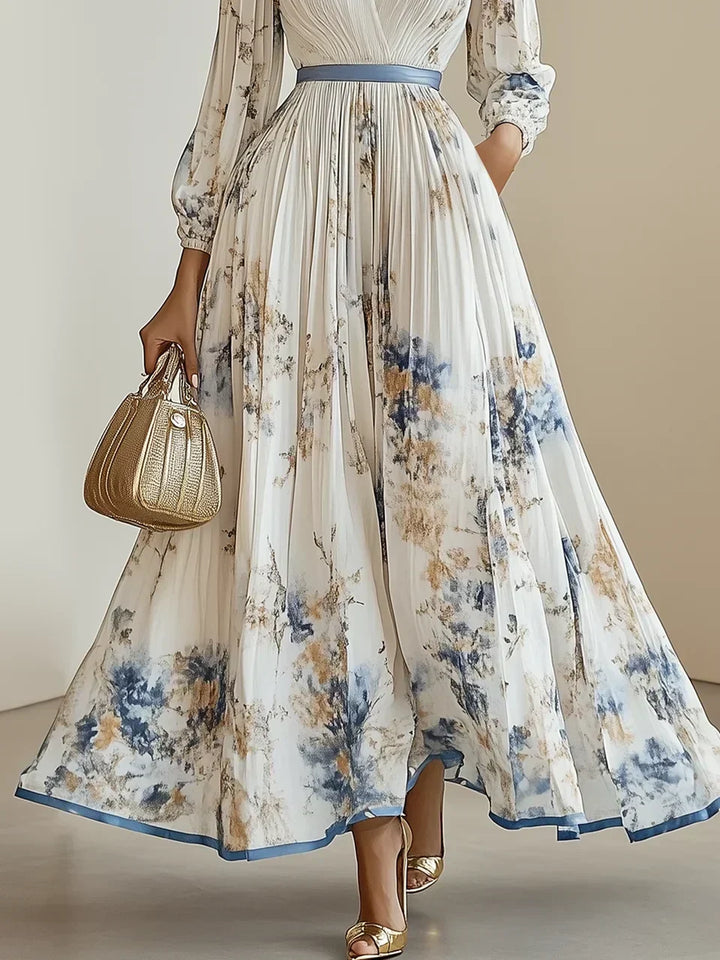 Talia | Floral Patchwork Bohemian Maxi Dress