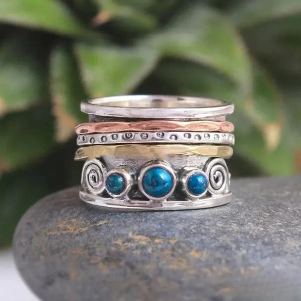 Talia | Bohemian Sapphire Meditation Ring