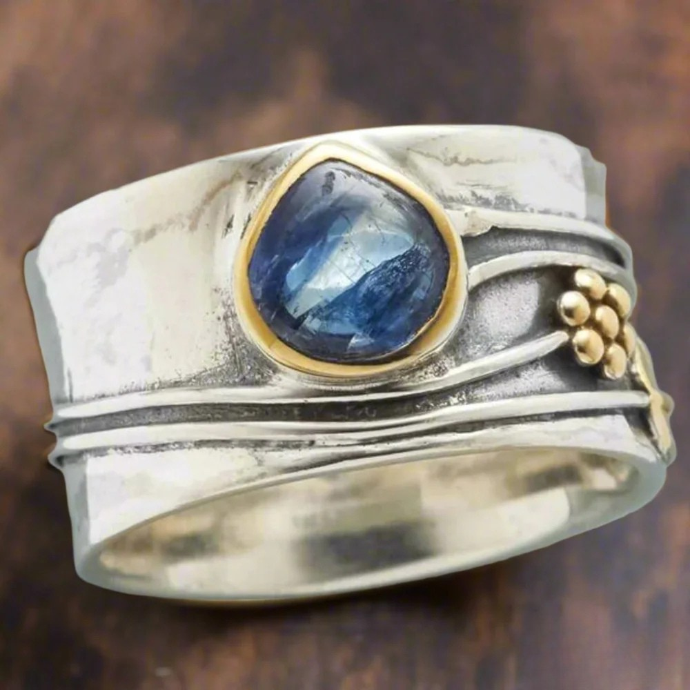 Talia | Bohemian Gemstone Meditation Ring