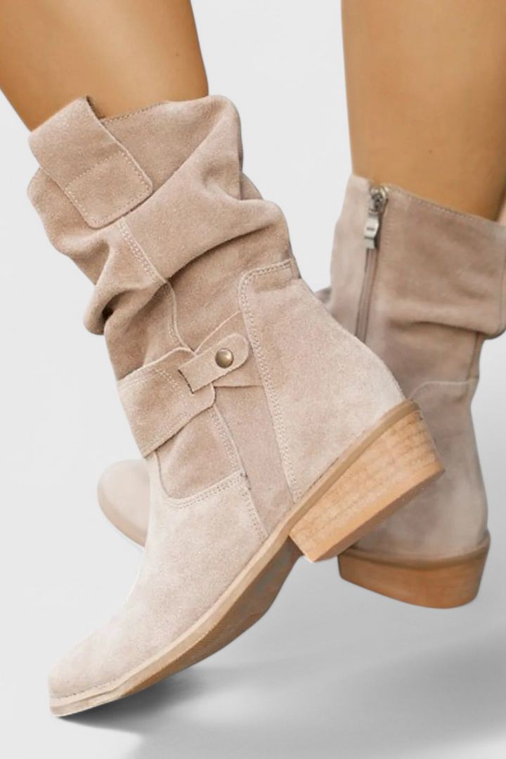Talia | Aira Classic Suede Ankle Booties