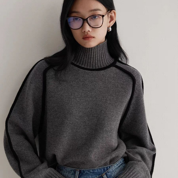 Talia | Soft Cashmere-Like Turtleneck Sweater
