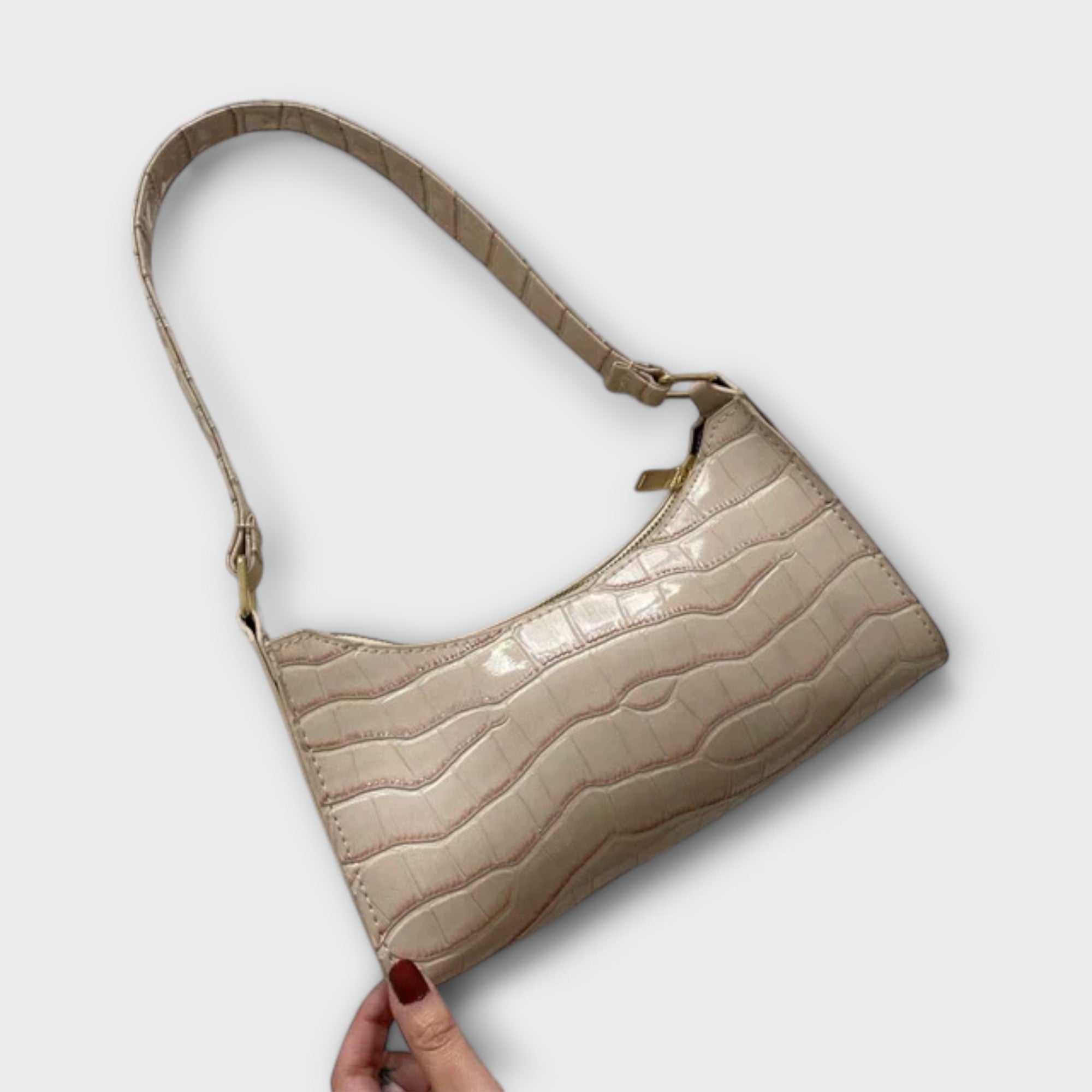Talia | Shiny Leather Bag