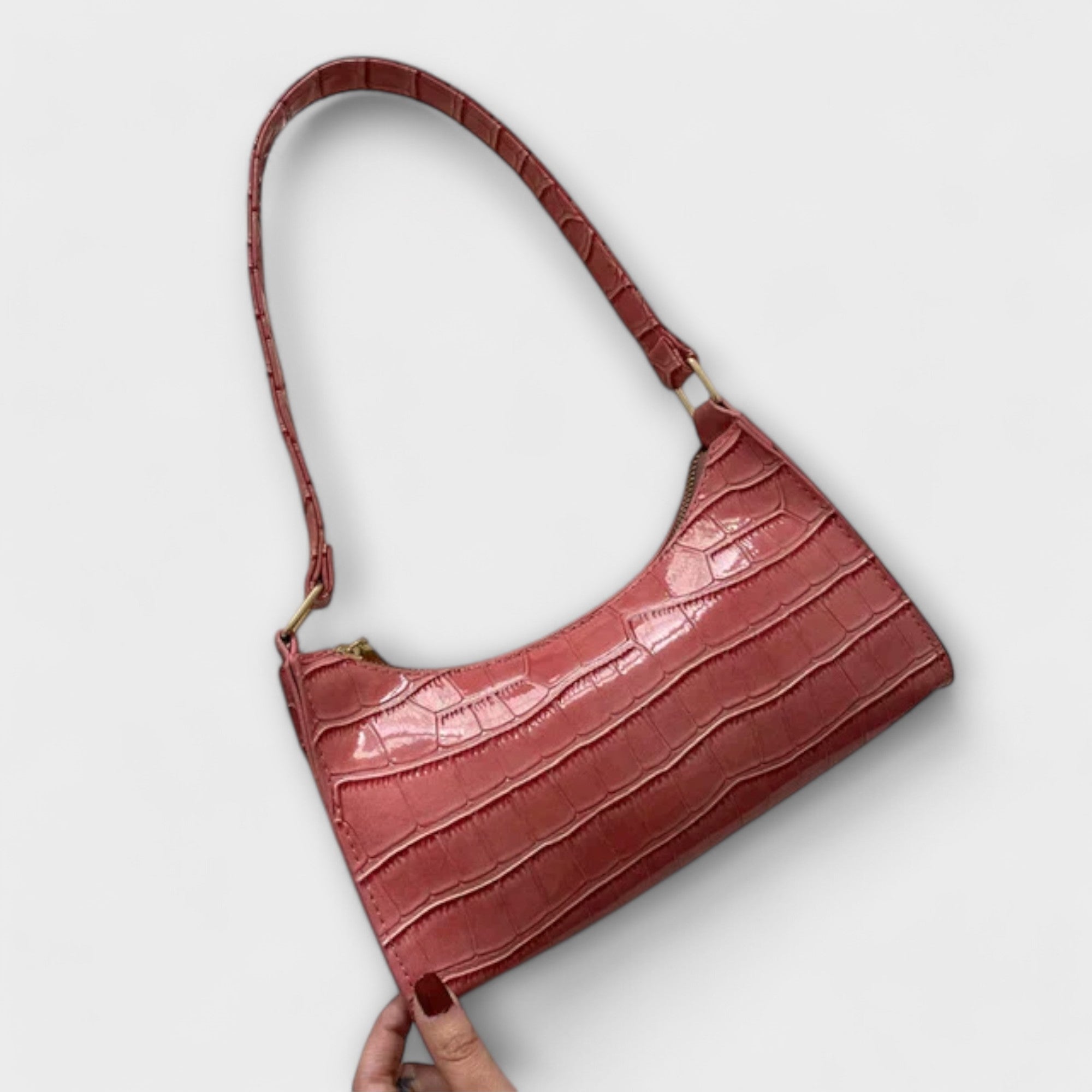 Talia | Shiny Leather Bag