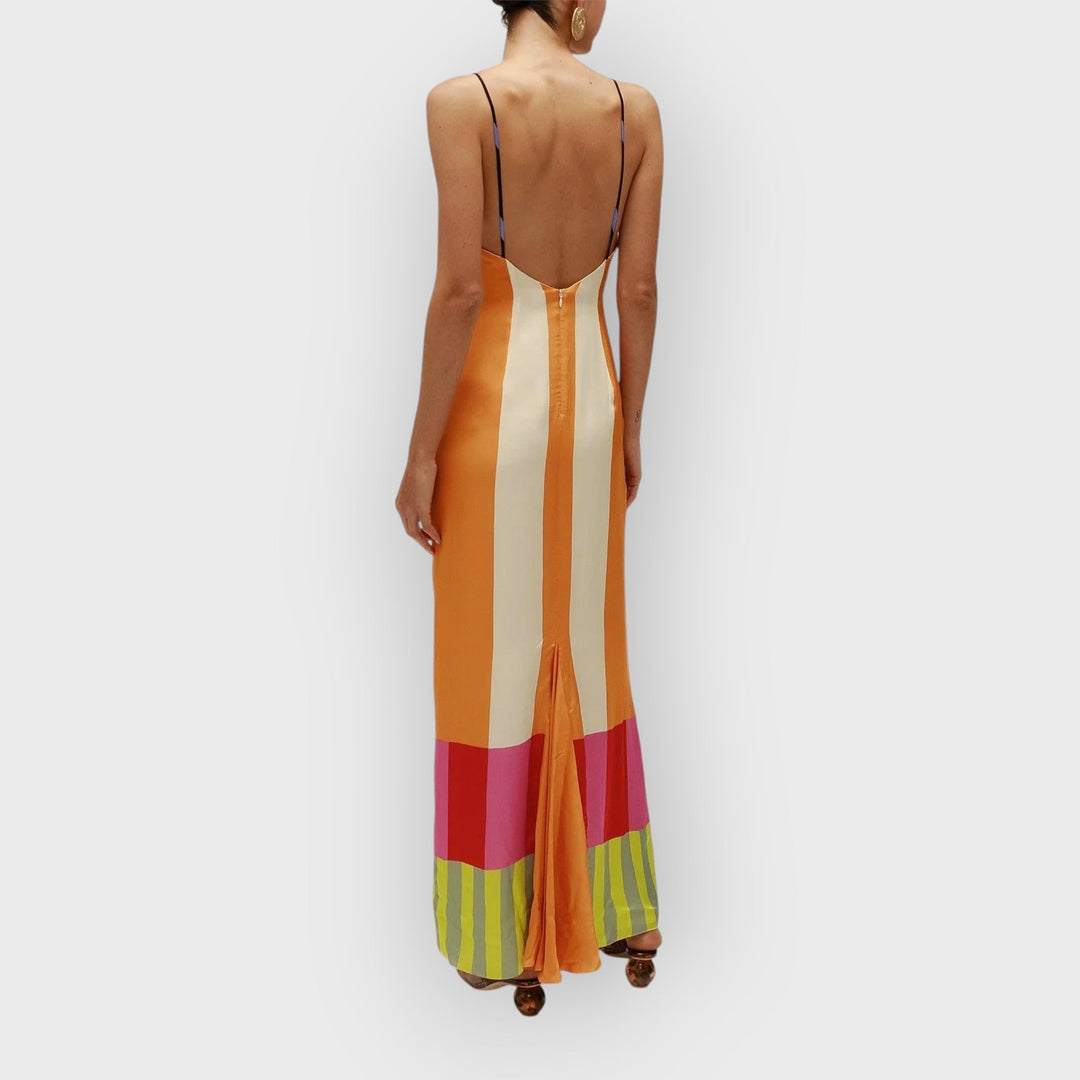 Talia | Kaelin Bengal Multi Paloma Maxi Dress