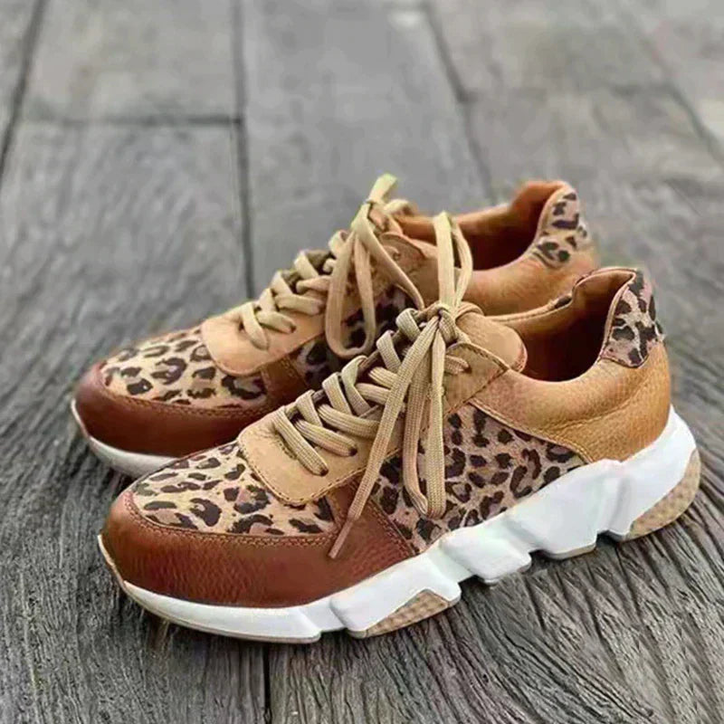Talia | Comfortable Leopard Sneakers