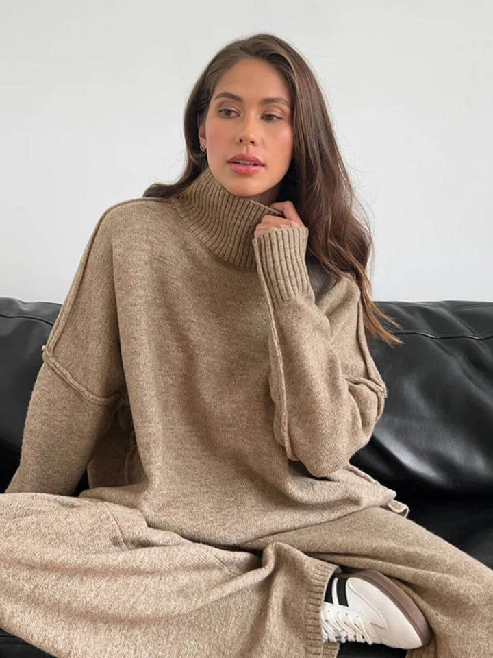 Talia | Turtleneck Knit Set