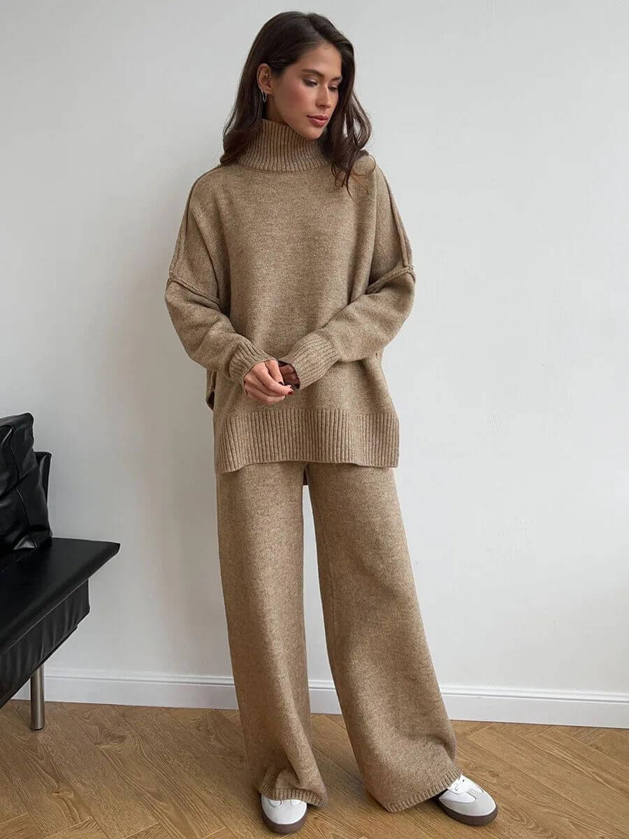 Talia | Turtleneck Knit Set