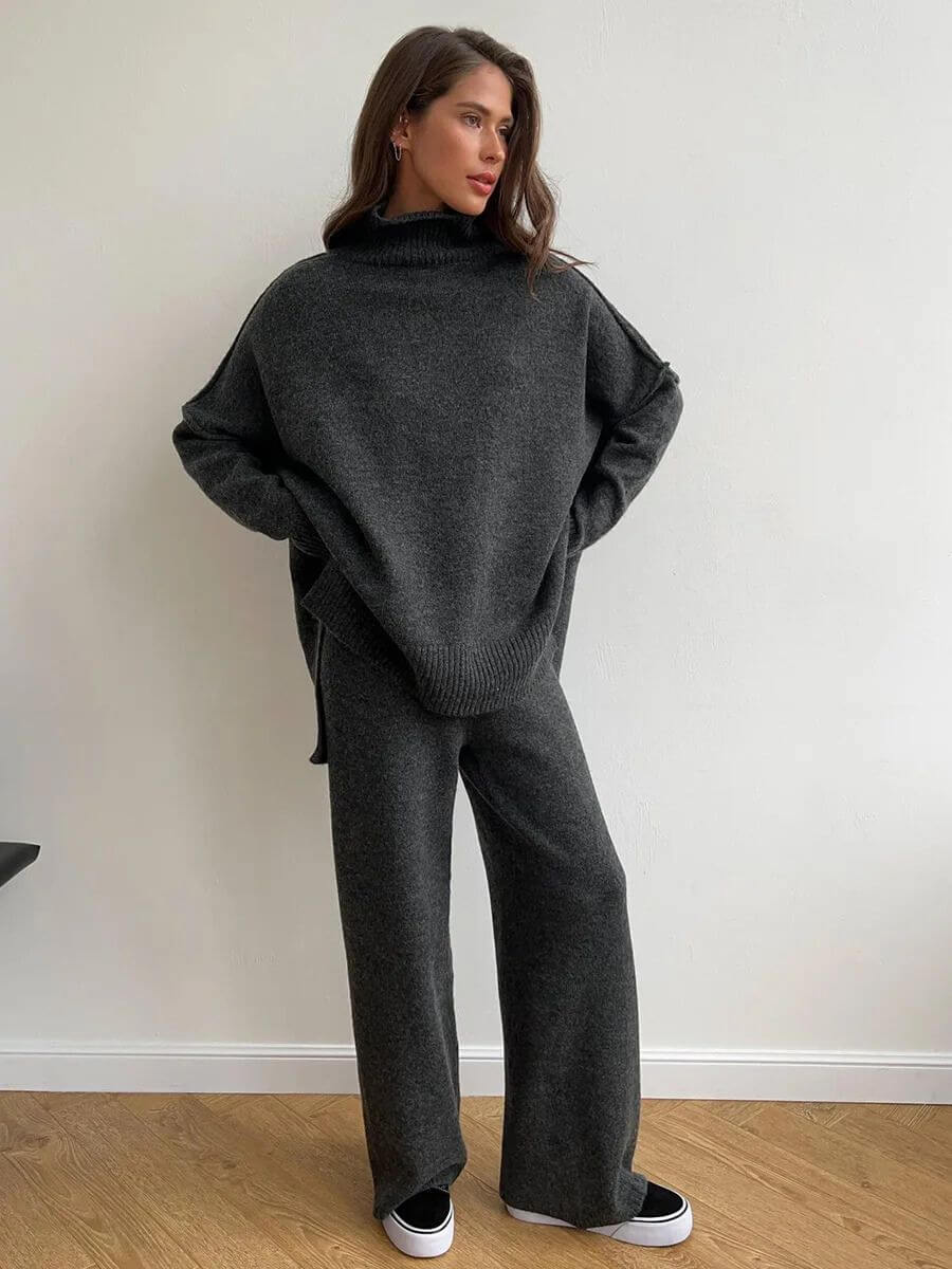Talia | Turtleneck Knit Set