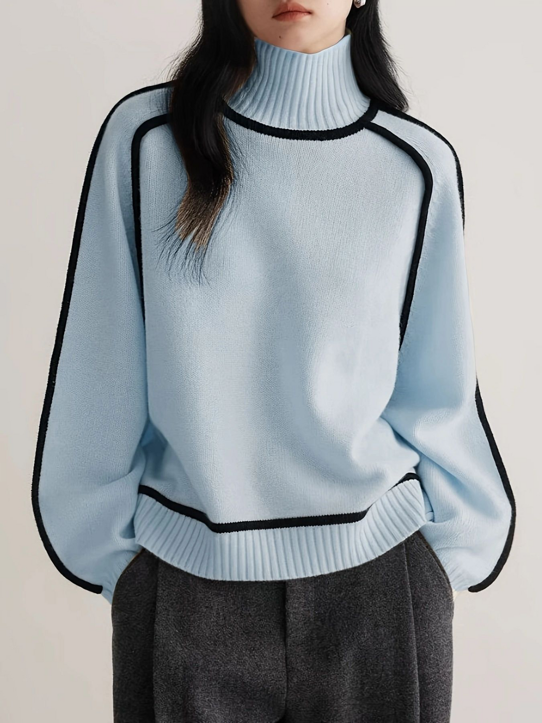 Talia | Soft Cashmere-Like Turtleneck Sweater
