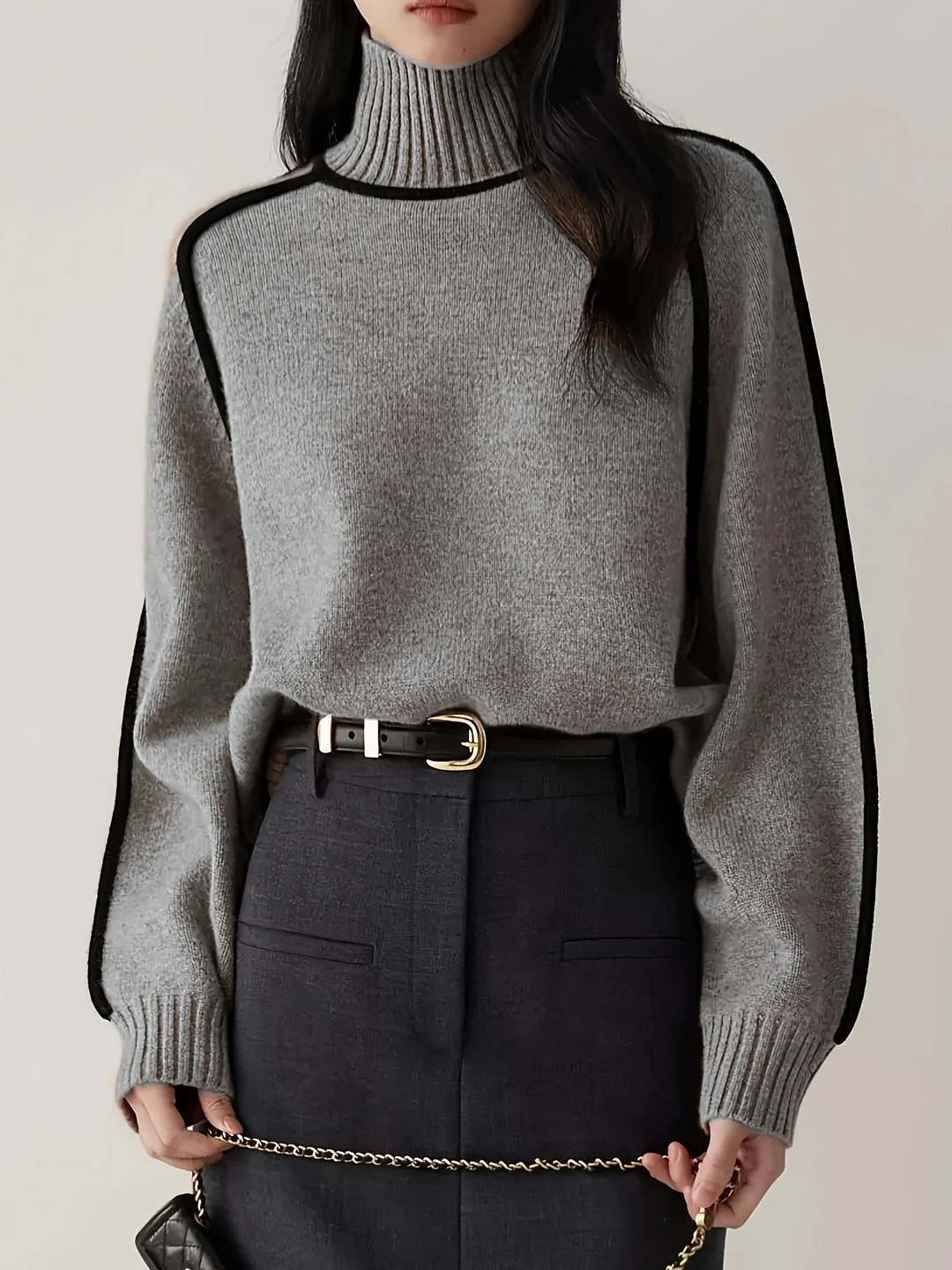 Talia | Soft Cashmere-Like Turtleneck Sweater