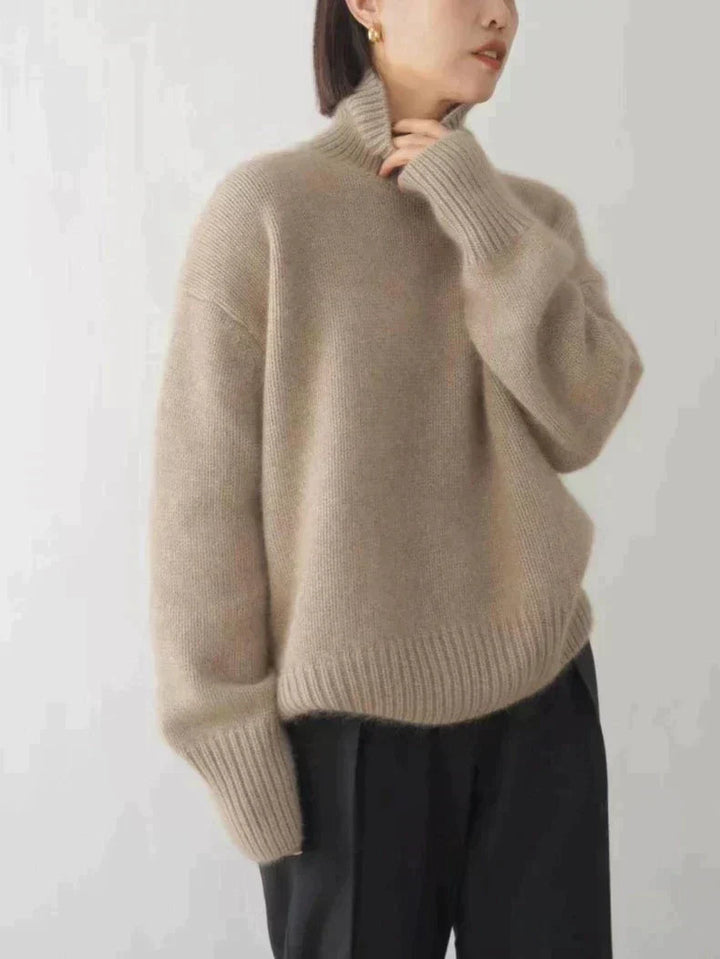 Talia | Luxe Cashmere Turtleneck Sweater