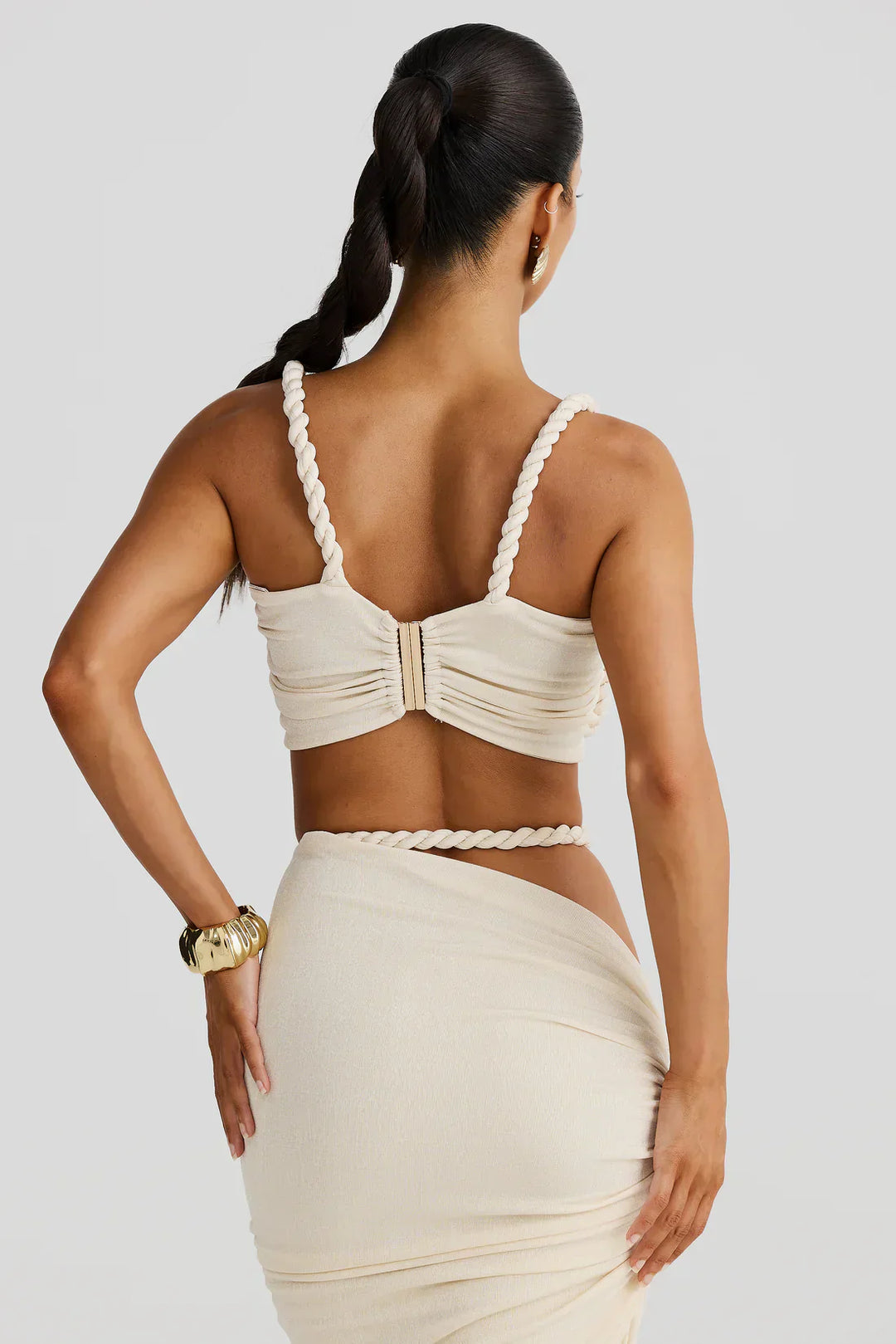 Talia | AURISTRA ZENAYA TWISTED TWO-PIECE EVENING SET