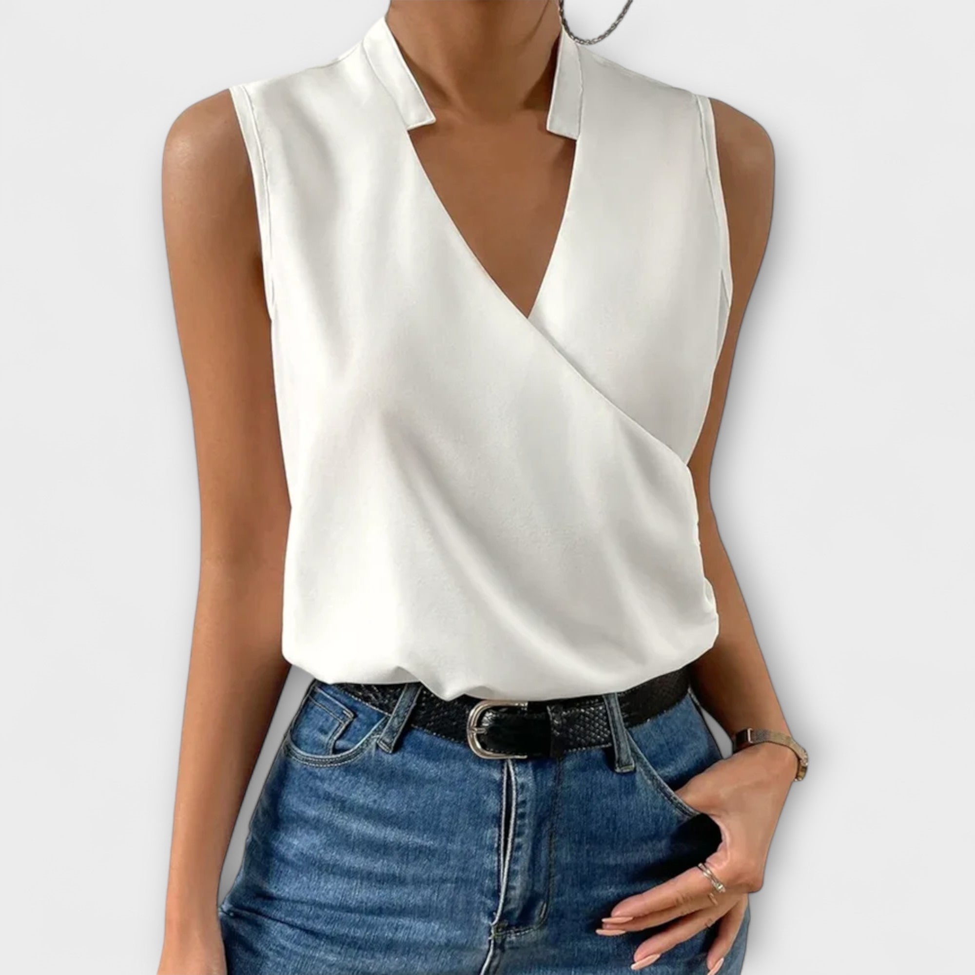 Talia | Sophisticated V-neck Top