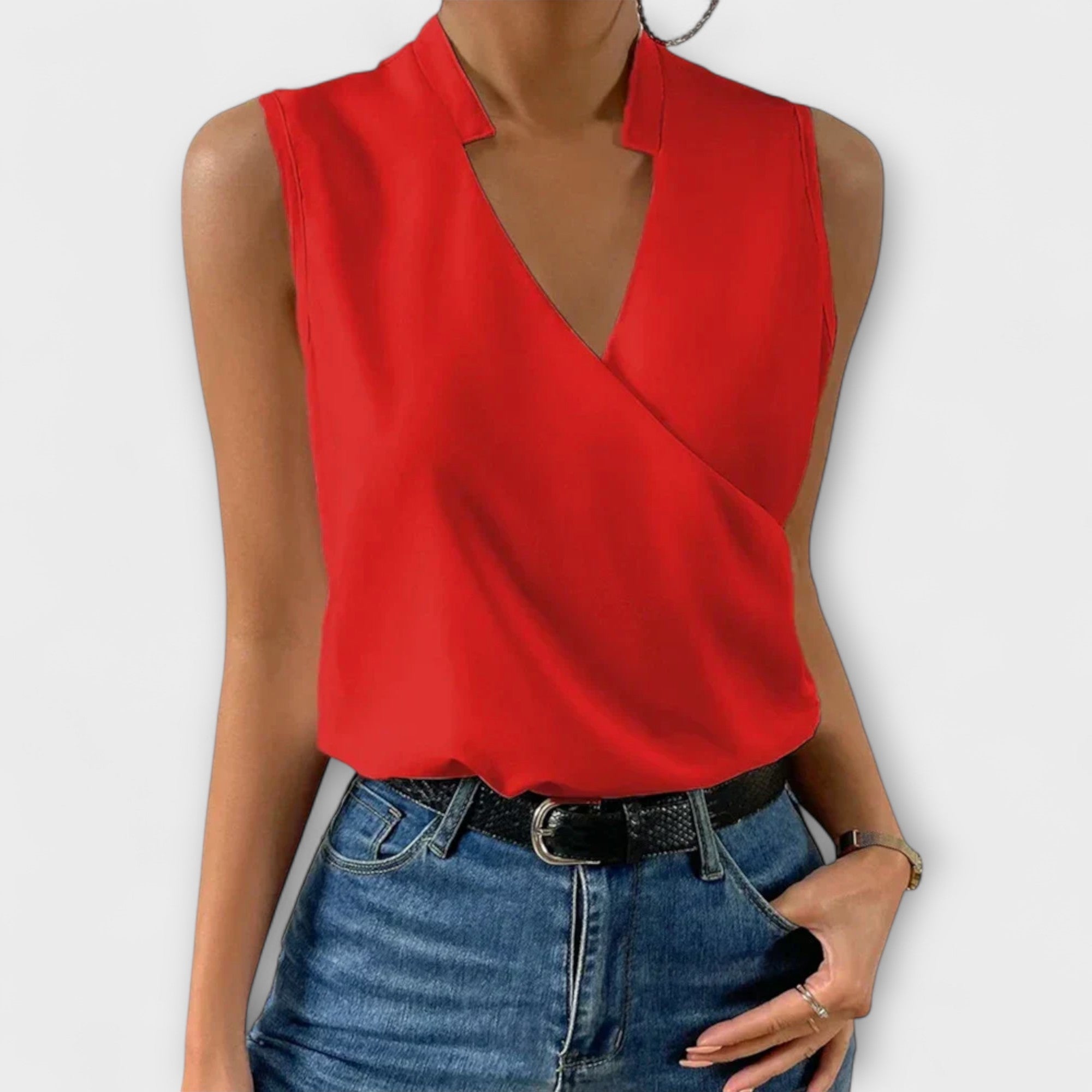 Talia | Sophisticated V-neck Top