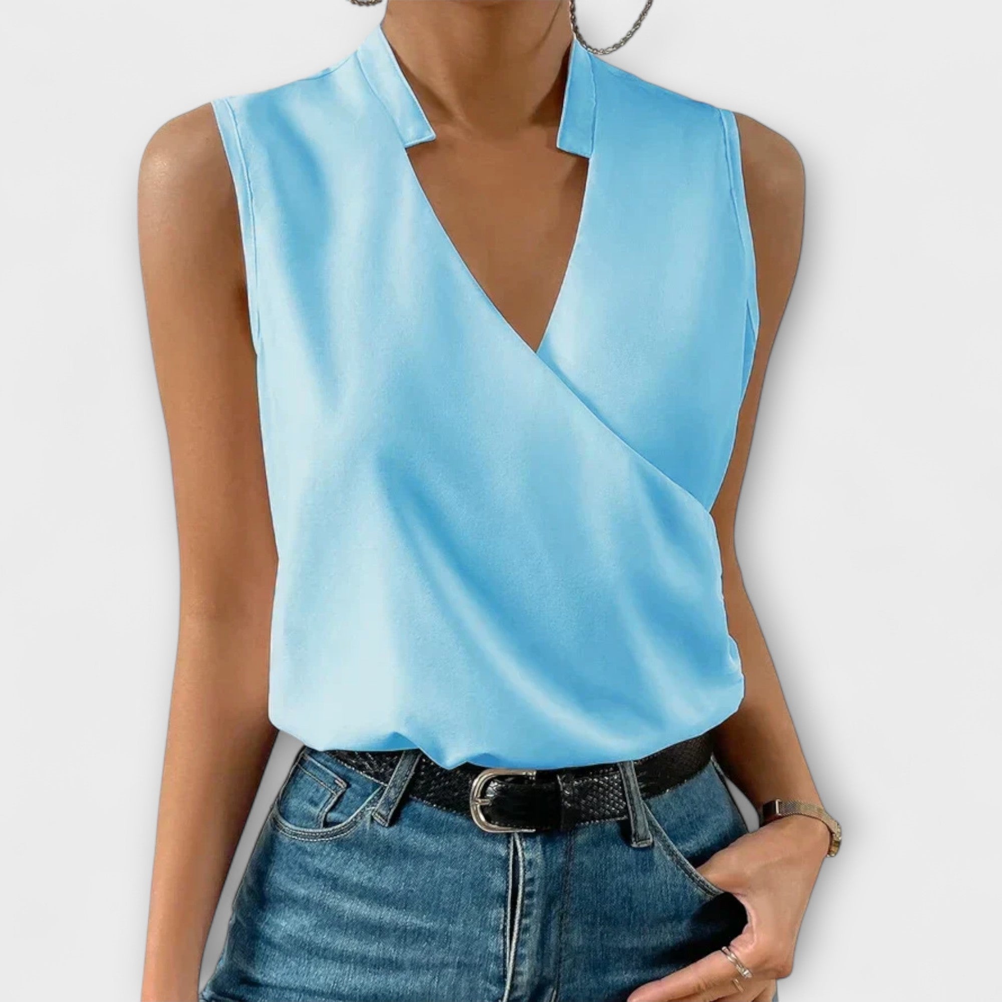 Talia | Sophisticated V-neck Top