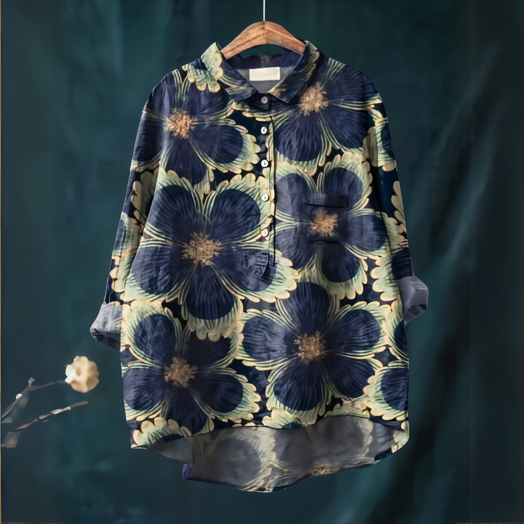 Talia | Blouse with Romantic Floral Print