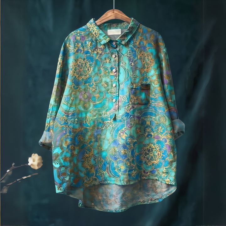 Talia | Blouse with Romantic Floral Print