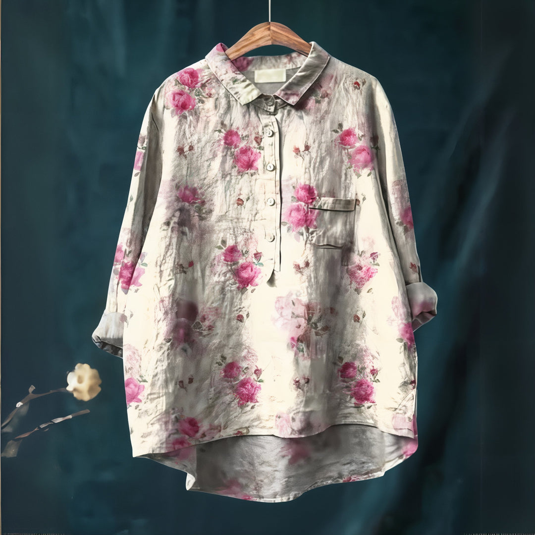 Talia | Blouse with Romantic Floral Print
