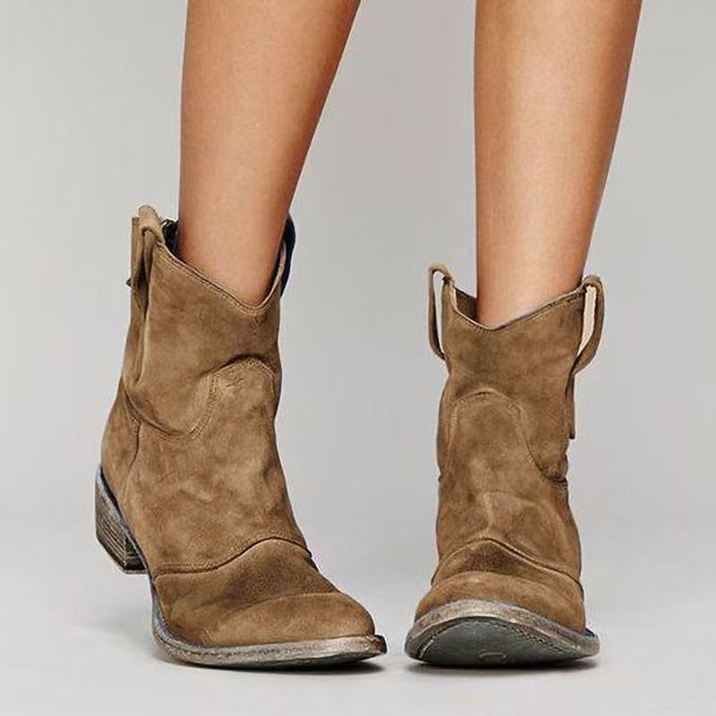 Talia | Suede Ankle Boots Premium