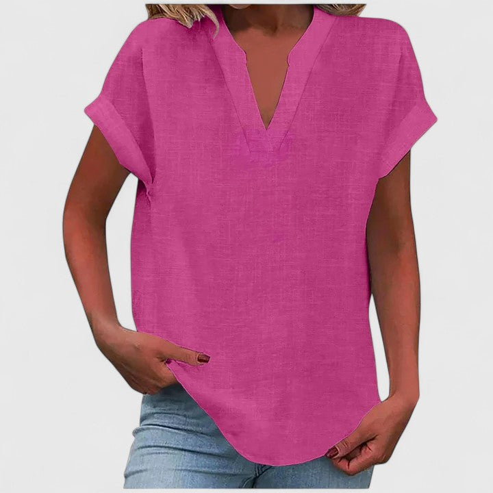 Talia | Comfortable V-Neck Blouse