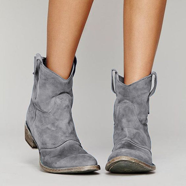 Talia | Suede Ankle Boots Premium