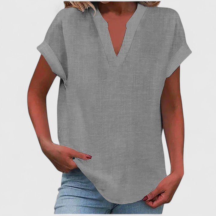 Talia | Comfortable V-Neck Blouse