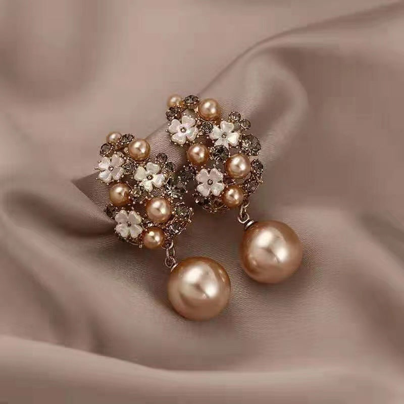 Talia | Elegant Earrings with Floral Beads