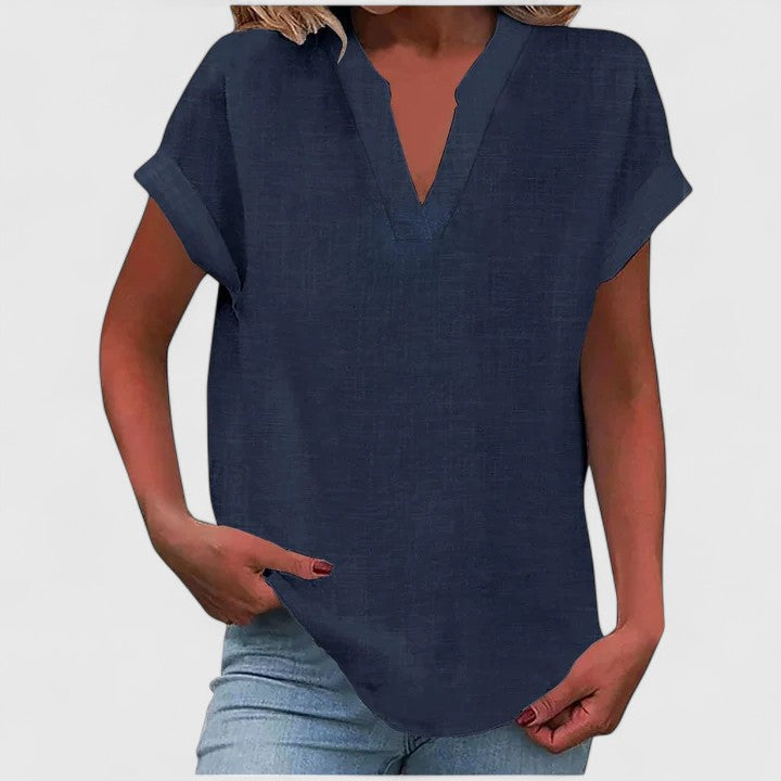 Talia | Comfortable V-Neck Blouse