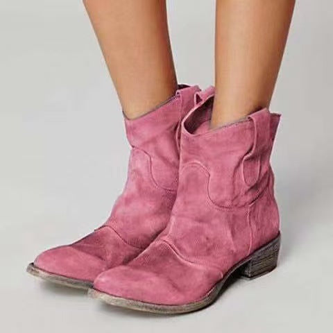 Talia | Suede Ankle Boots Premium