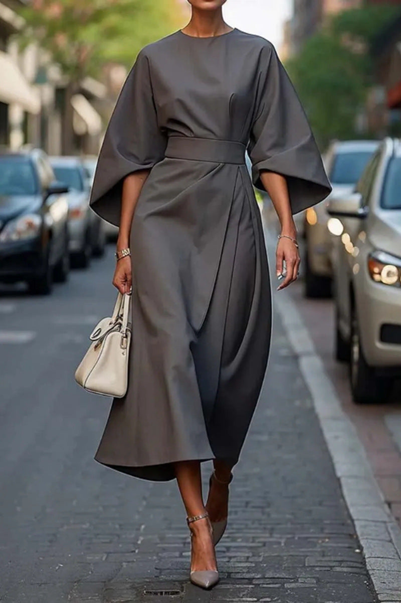 Talia | Stylish Belted Dress Look
