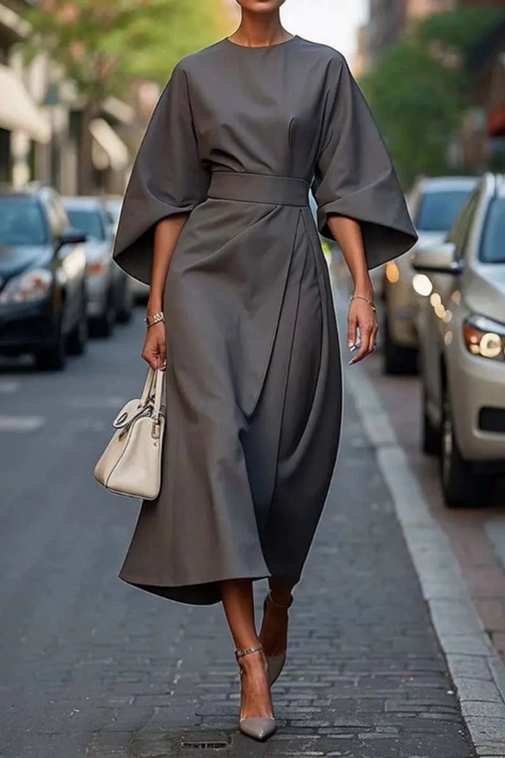 Talia | Stylish Belted Dress Look
