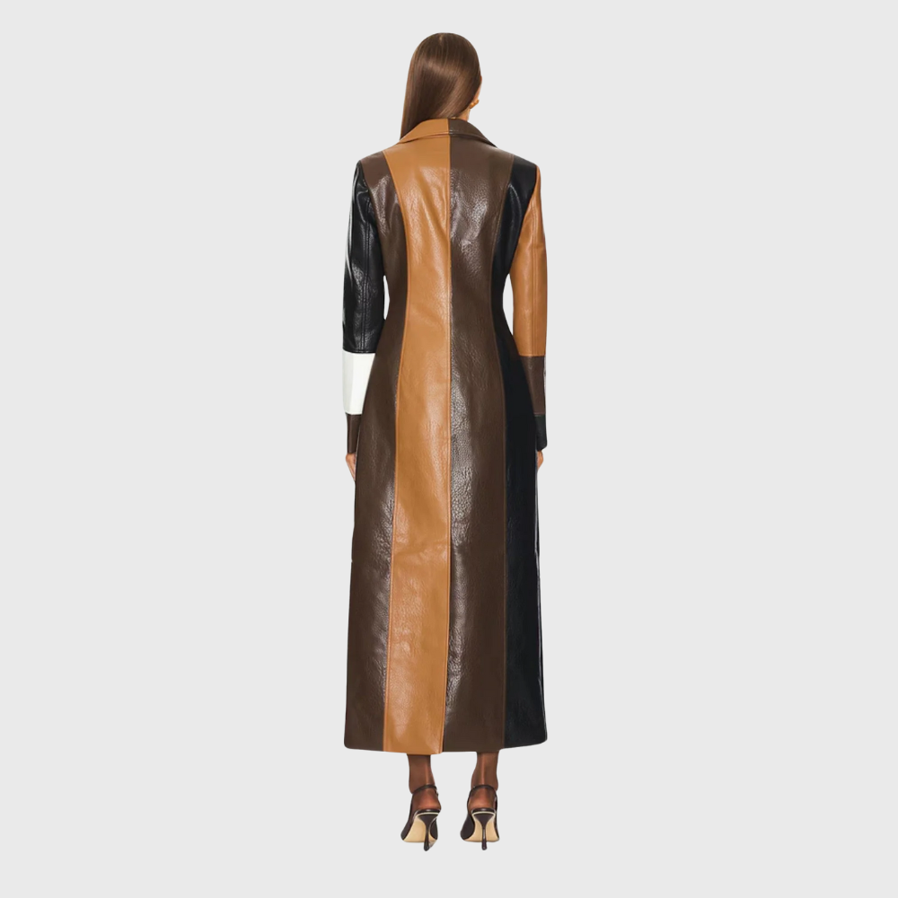 Talia | Long Patchwork Coat