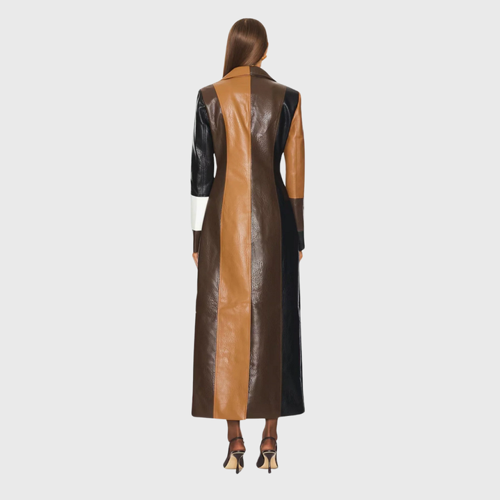 Talia | Long Patchwork Coat