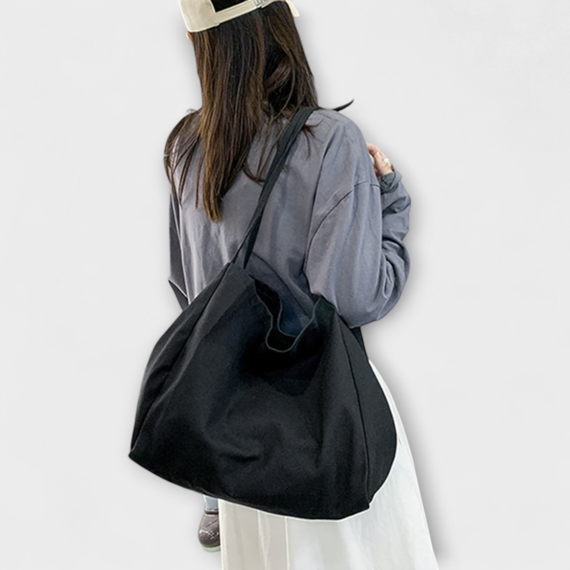 Talia | High-Quality Large Canvas Shopper Bag