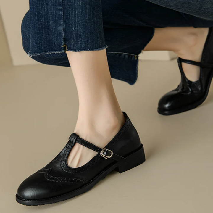 Talia | Elegant T-Strap Mary Janes