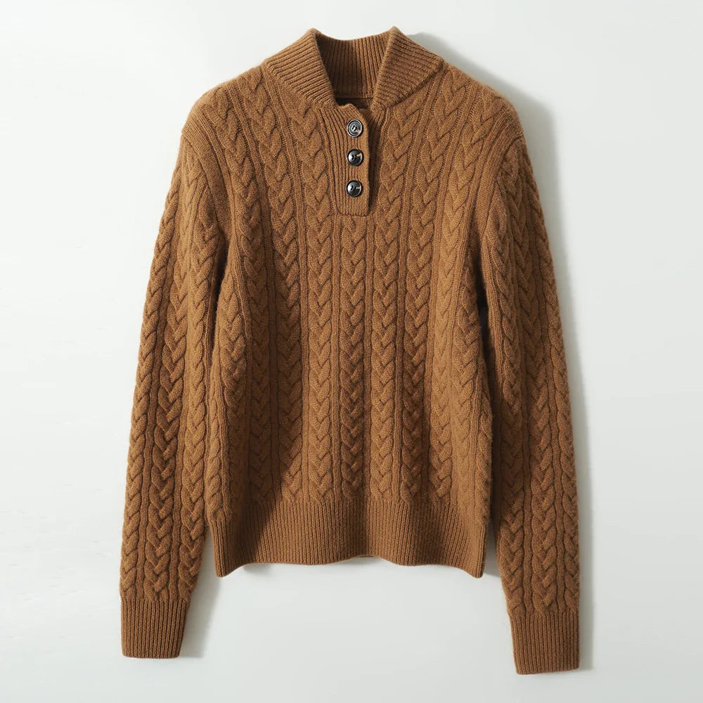 Talia | Arden Button-Up Sweater